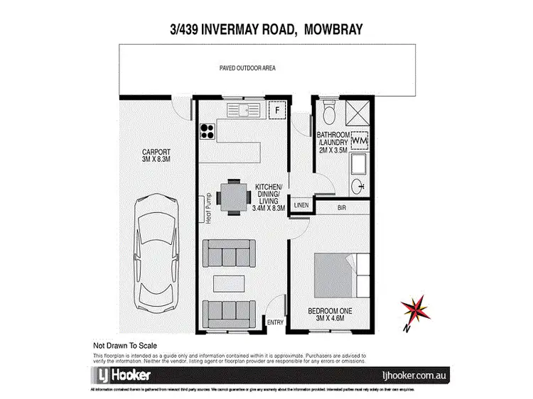 Floorplan of Homely unit listing, 3/439 Invermay Road, Mowbray TAS 7248