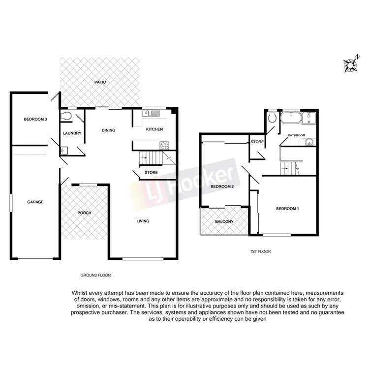 Floorplan of Homely townhouse listing, 8/2 Corella Place, Runcorn QLD 4113