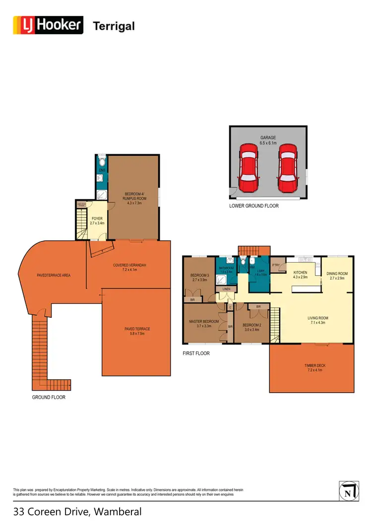 Floorplan of Homely house listing, 33 Coreen Drive, Wamberal NSW 2260
