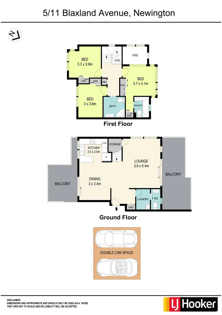 Floorplan of Homely apartment listing, 5/11 Blaxland Avenue, Newington NSW 2127