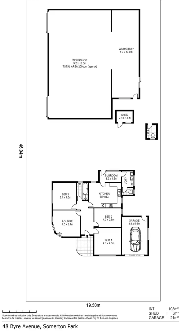 Floorplan of Homely house listing, 48 Byre Avenue, Somerton Park SA 5044