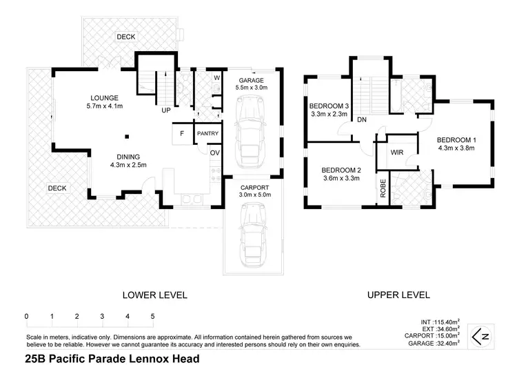 Floorplan of Homely house listing, 25B Pacific Parade, Lennox Head NSW 2478