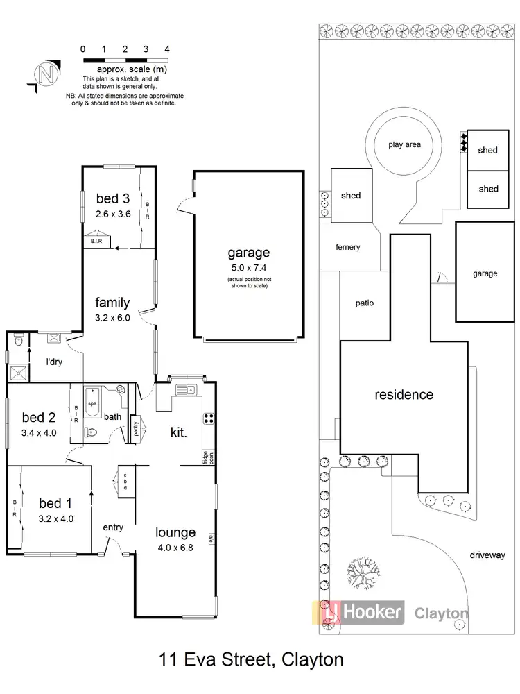 Floorplan of Homely house listing, 11 Eva Street, Clayton VIC 3168