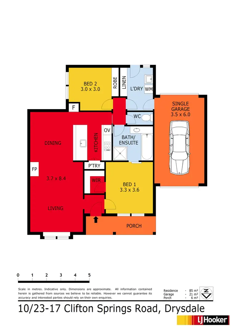 Floorplan of Homely unit listing, 10/23 Clifton Springs Road, Drysdale VIC 3222
