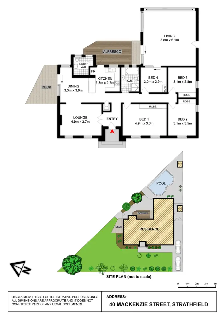 Floorplan of Homely house listing, 40 Mackenzie Street, Strathfield NSW 2135