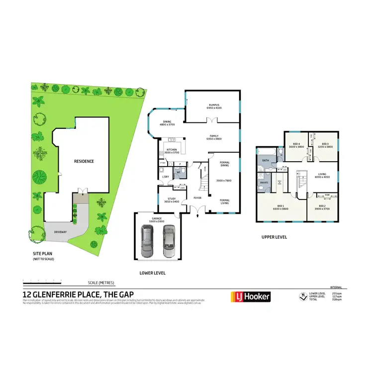Floorplan of Homely house listing, 12 Glenferrie Place, The Gap QLD 4061