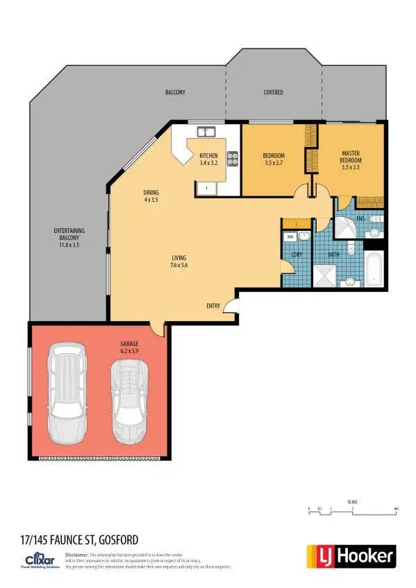 Floorplan of Homely unit listing, 17/145 Faunce Street, Gosford NSW 2250