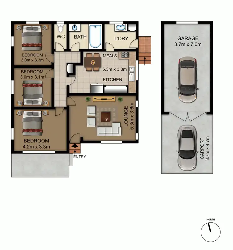 Floorplan of Homely house listing, 103 Captain Cook Crescent, Narrabundah ACT 2604