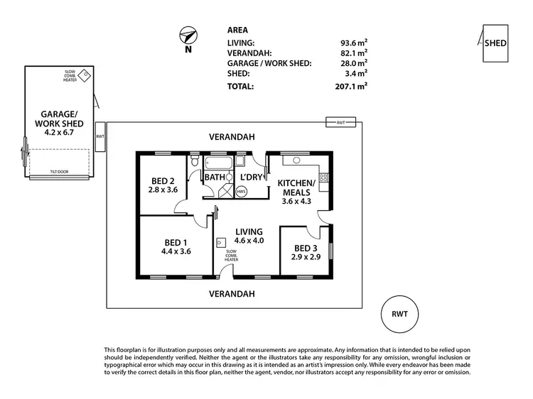 Floorplan of Homely house listing, 6 Baker Street, Callington SA 5254