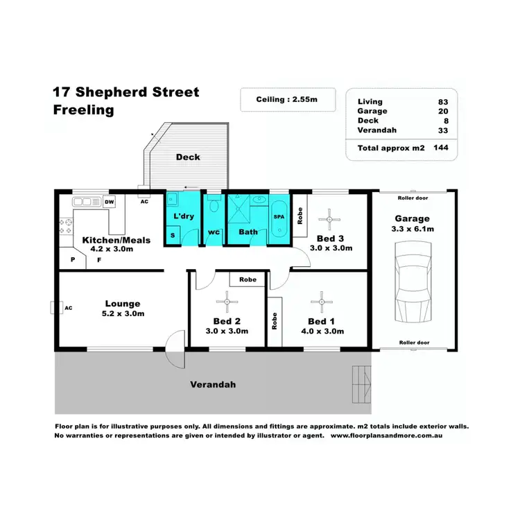 Floorplan of Homely house listing, 17 Shepherd Street, Freeling SA 5372