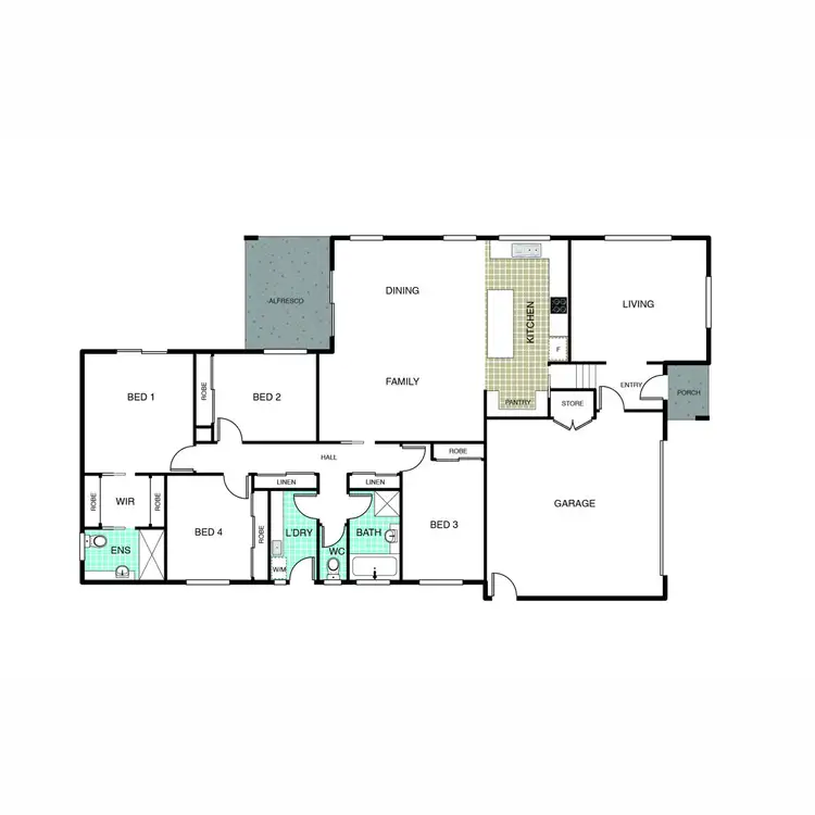 Floorplan of Homely house listing, 6 Amphlett Street, Moncrieff ACT 2914