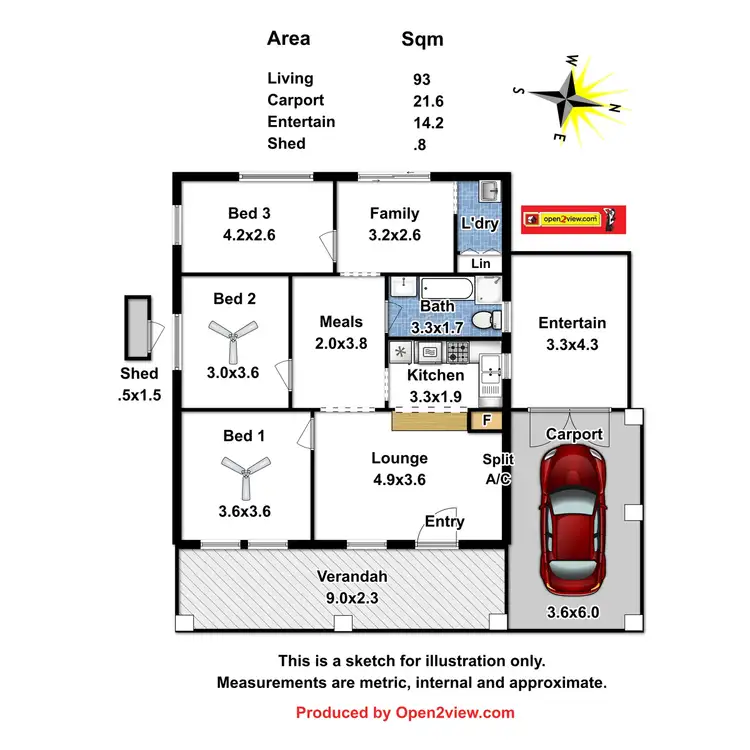 Floorplan of Homely house listing, 5 Drury Street, Willaston SA 5118