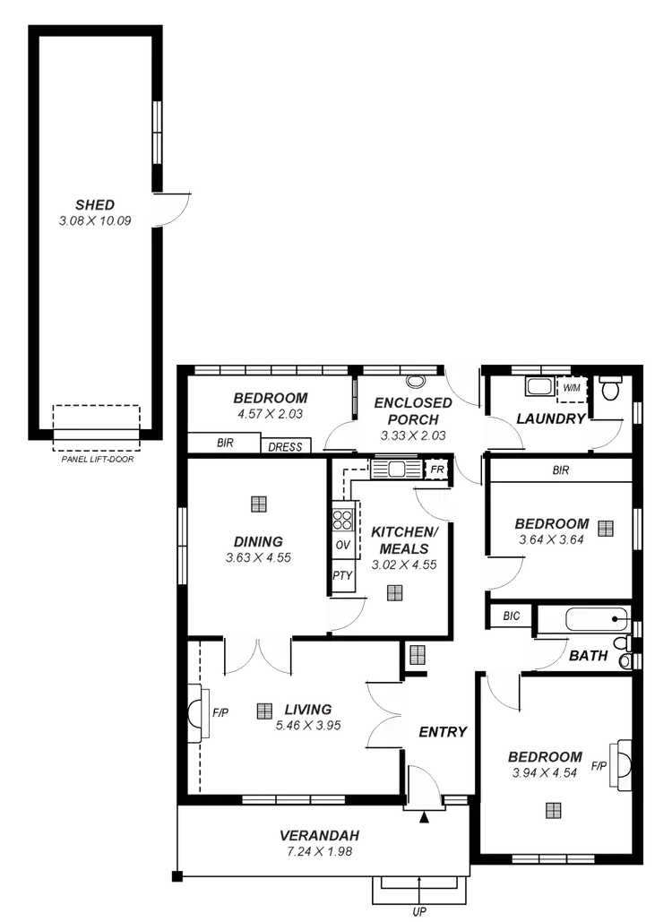 Floorplan of Homely house listing, 30 Jarvis Street, Erindale SA 5066