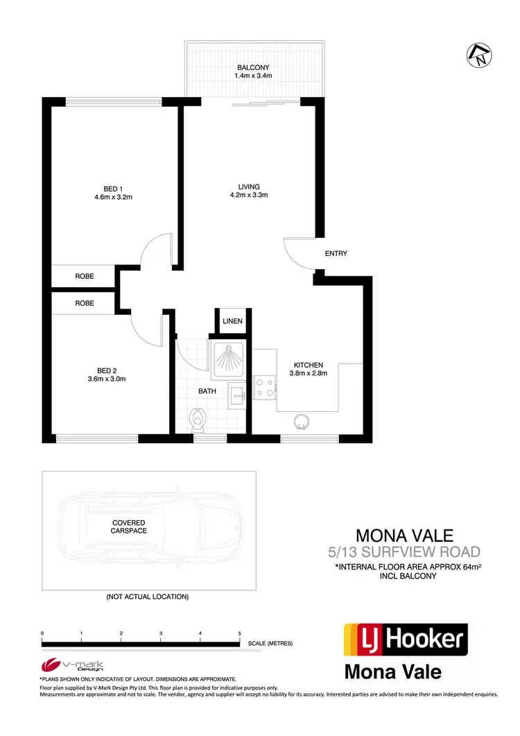 Floorplan of Homely unit listing, 5/13 Surfview Road, Mona Vale NSW 2103