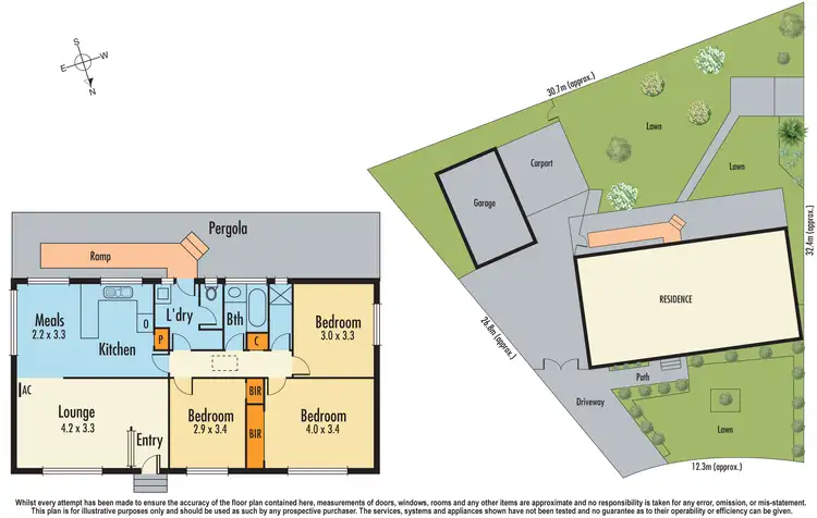 Floorplan of Homely house listing, 2 Donnelly Court, Dandenong North VIC 3175