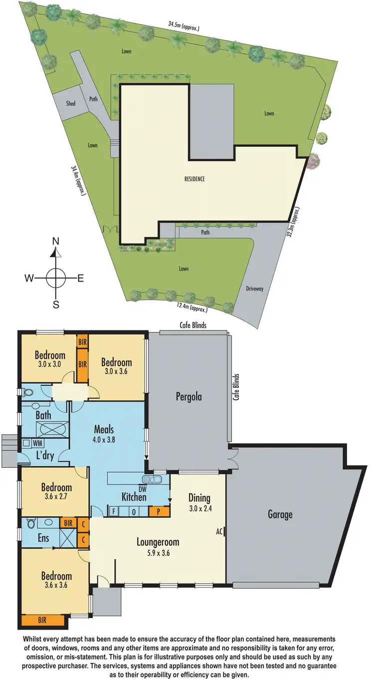 Floorplan of Homely house listing, 4 Robinvale Court, Endeavour Hills VIC 3802