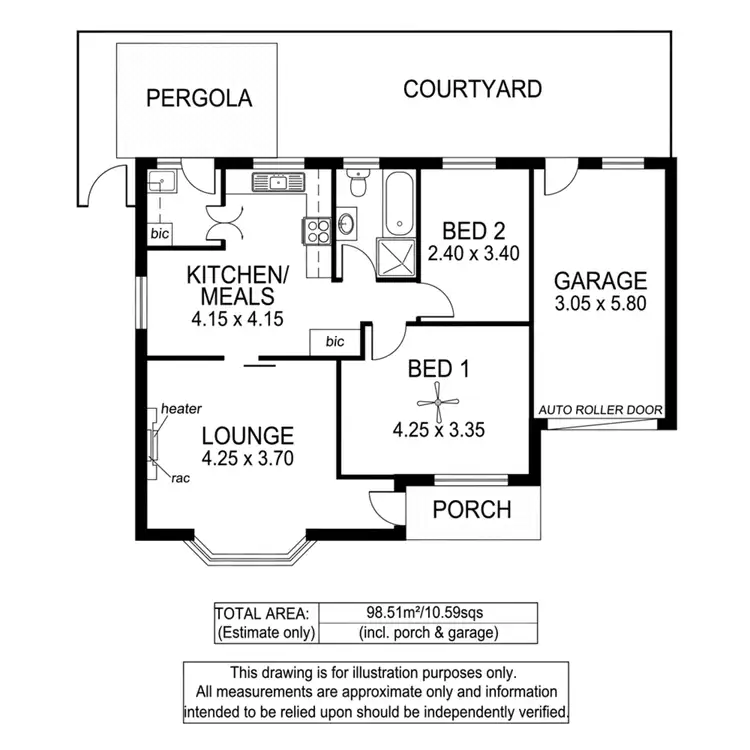 Floorplan of Homely unit listing, 5/371 Morphett Road, Oaklands Park SA 5046