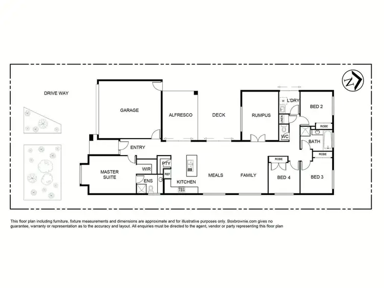 Floorplan of Homely house listing, 10 Baltic Circuit, Point Cook VIC 3030