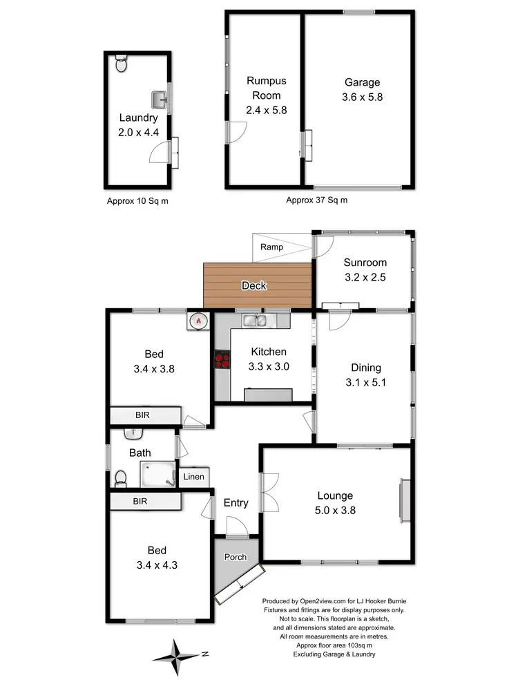 Floorplan of Homely house listing, 8 Mark Street, Hillcrest TAS 7320