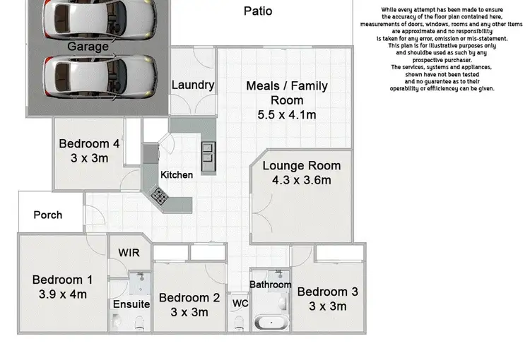 Floorplan of Homely house listing, 9 Violet Avenue, Springfield Lakes QLD 4300