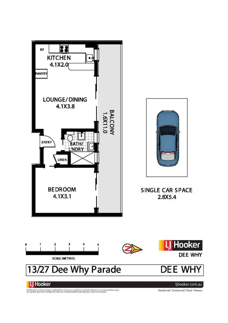 Floorplan of Homely apartment listing, 13/27-29 Dee Why Parade, Dee Why NSW 2099