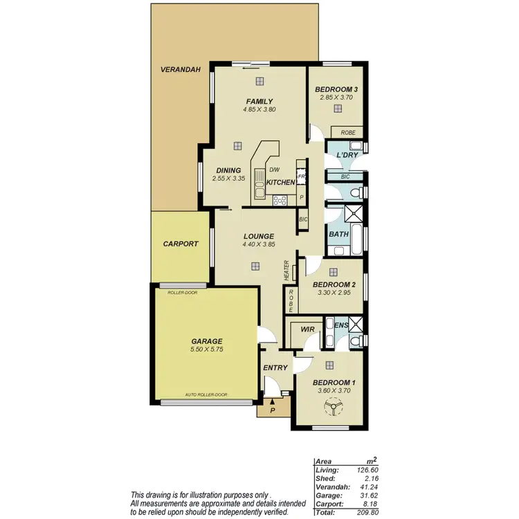 Floorplan of Homely house listing, 3A Roycroft Place, Golden Grove SA 5125