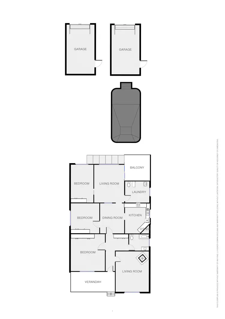 Floorplan of Homely house listing, 34 Coota Street, Cowra NSW 2794