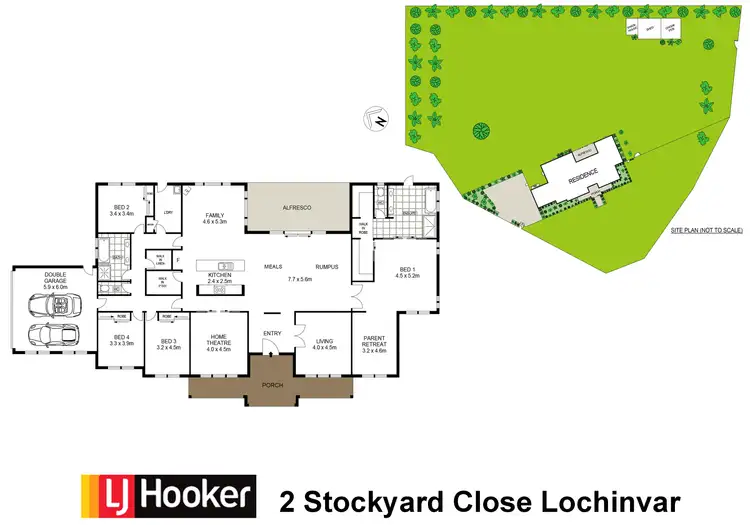 Floorplan of Homely house listing, 2 Stockyard Close, Lochinvar NSW 2321