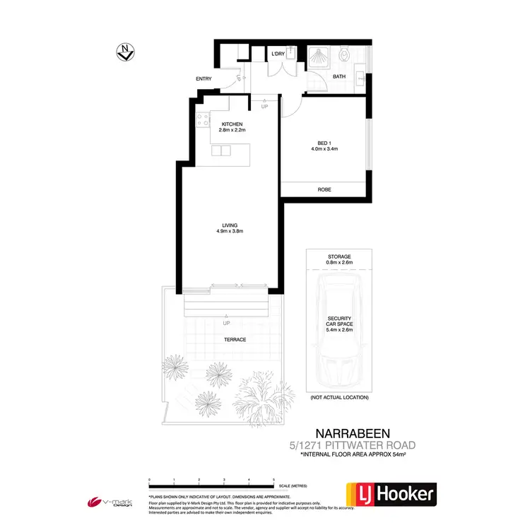 Floorplan of Homely apartment listing, 5/1271 Pittwater Road, Narrabeen NSW 2101