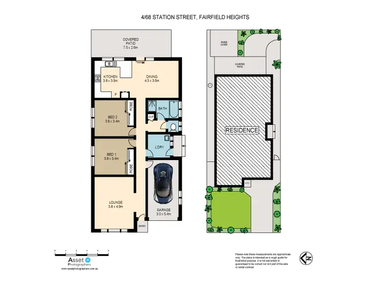 Floorplan of Homely villa listing, 4/68 Station Street, Fairfield Heights NSW 2165