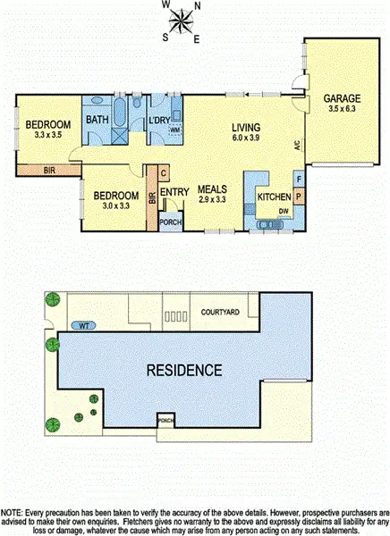 Floorplan of Homely house listing, 1/31 Boonderabbi Dr, Clifton Springs VIC 3222