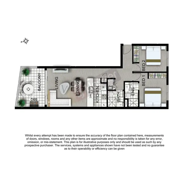 Floorplan of Homely apartment listing, Apartment 15/42 Slobodian Avenue, Eight Mile Plains QLD 4113
