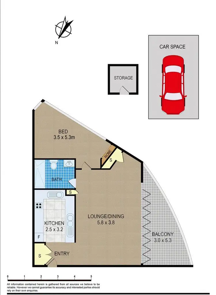 Floorplan of Homely unit listing, 1810/2 Waterways Street, Wentworth Point NSW 2127