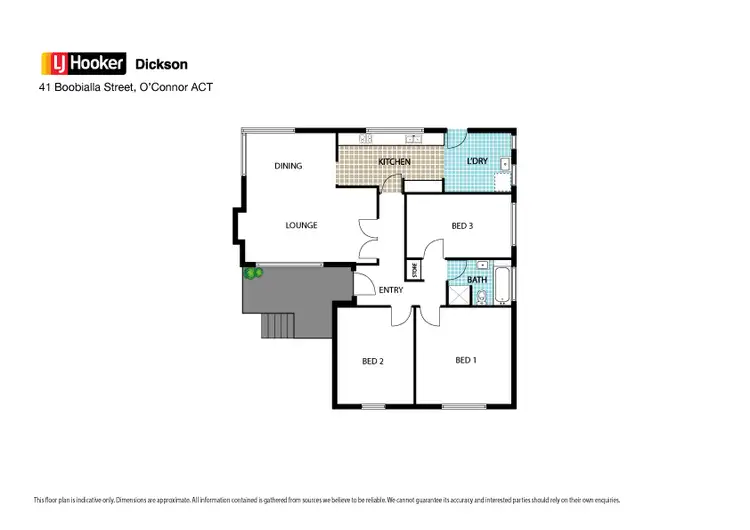 Floorplan of Homely house listing, 41 Boobialla Street, O'connor ACT 2602