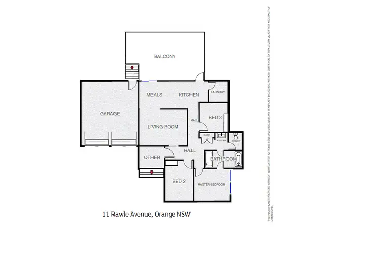Floorplan of Homely house listing, 11 Rawle Avenue, Orange NSW 2800