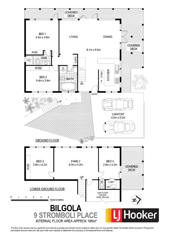 Floorplan of Homely house listing, 9 Stromboli Place, Bilgola NSW 2107