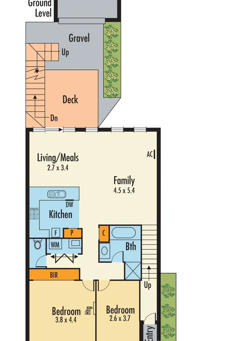 Floorplan of Homely villa listing, 113A Keneally Street, Dandenong VIC 3175