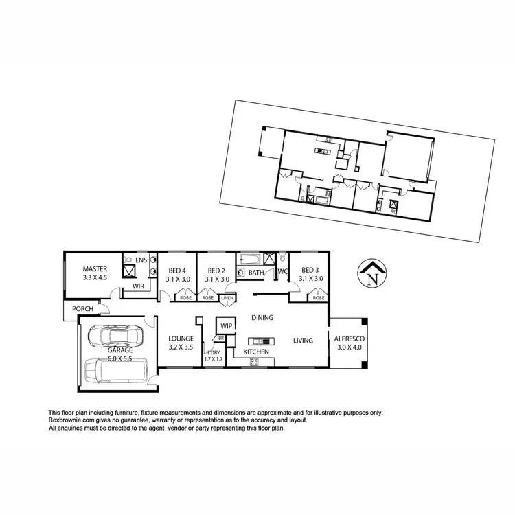 Floorplan of Homely house listing, 6 Leila Street, Werribee VIC 3030