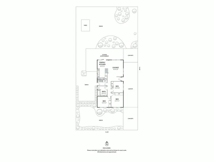 Floorplan of Homely house listing, 21 Catherine Road, Seabrook VIC 3028