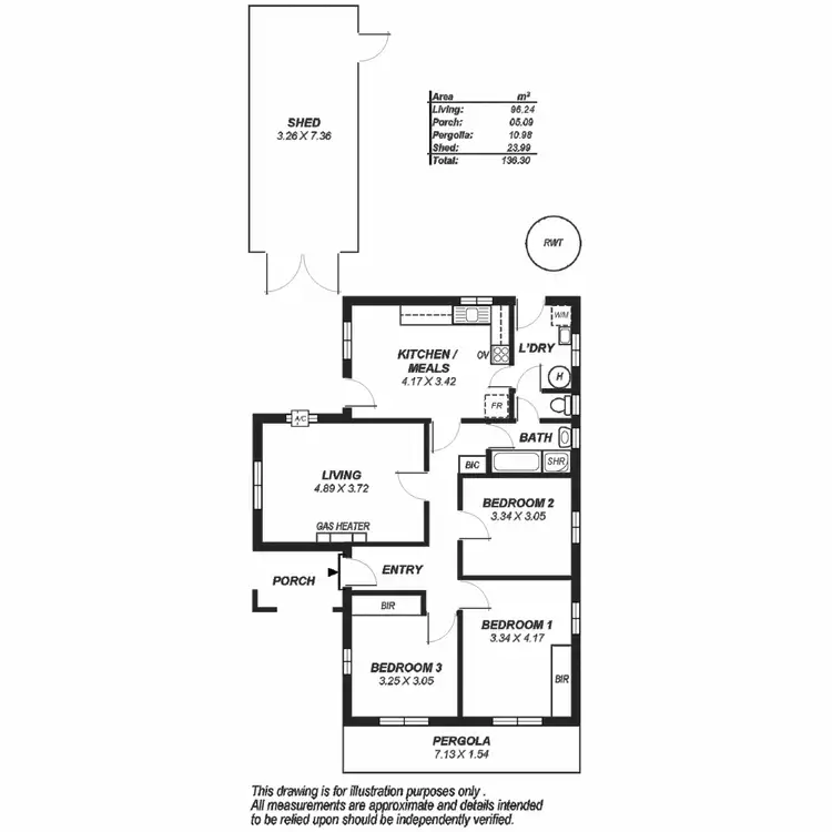 Floorplan of Homely house listing, 6 Brenthorpe Road, Seaton SA 5023
