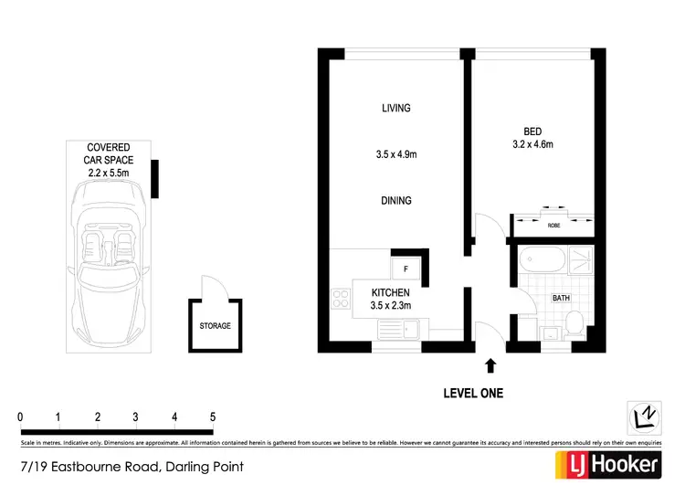 Floorplan of Homely apartment listing, 7/19 Eastbourne Road, Darling Point NSW 2027