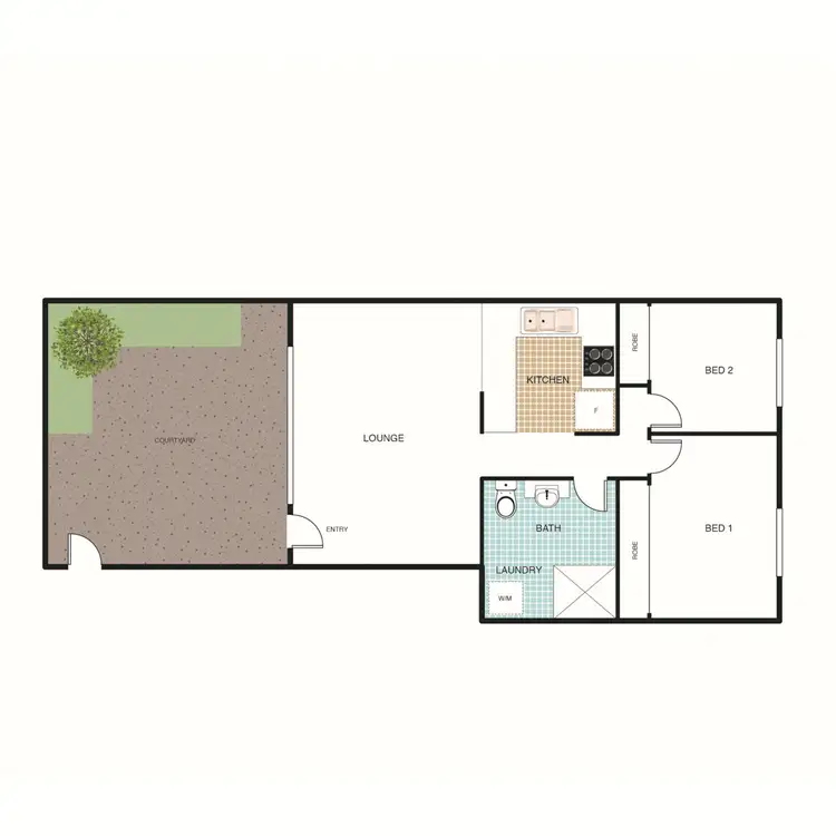 Floorplan of Homely unit listing, 103/9 Murdoch Street, Lyneham ACT 2602