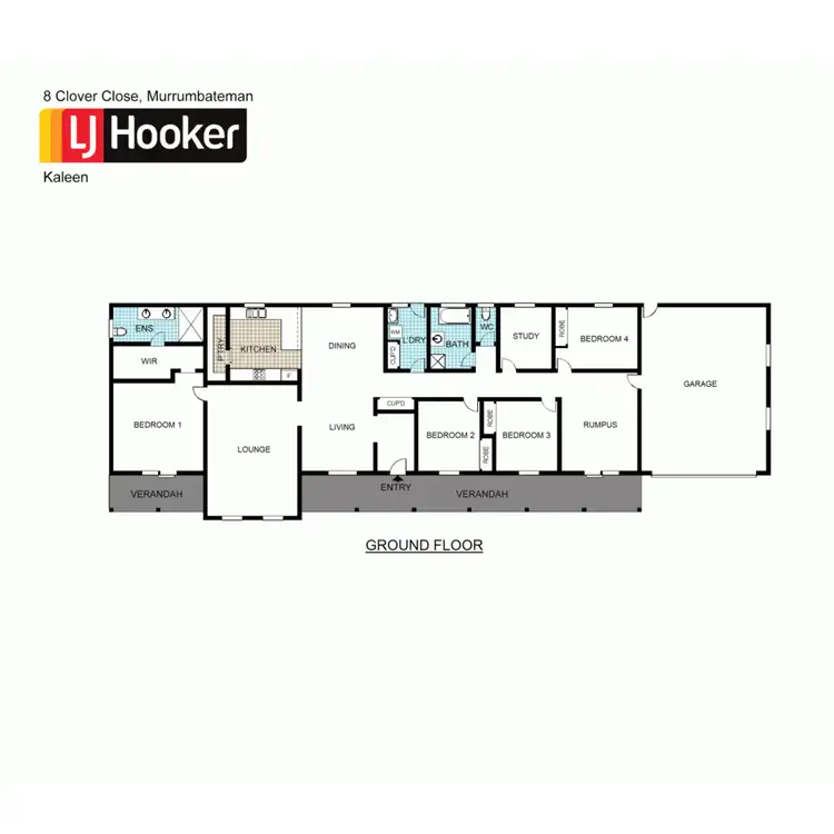 Floorplan of Homely house listing, 8 Clover Close, Murrumbateman NSW 2582
