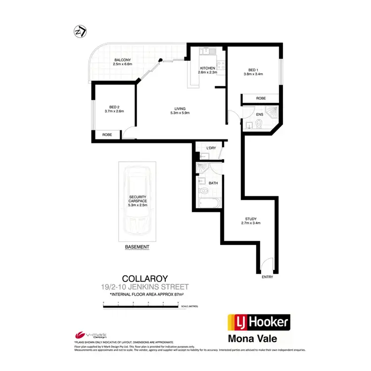 Floorplan of Homely apartment listing, 19/2-10 Jenkins Street, Collaroy NSW 2097