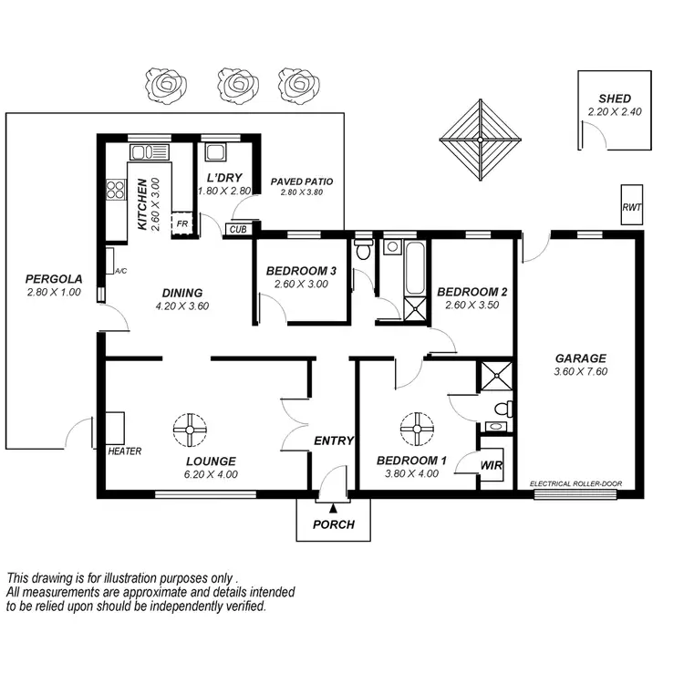 Floorplan of Homely house listing, 2a Malpas Street, Rostrevor SA 5073