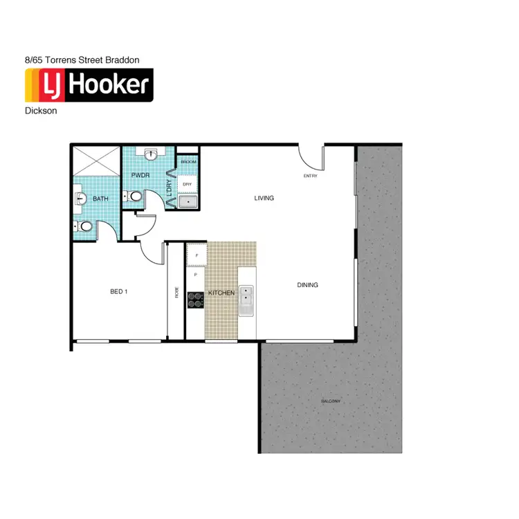 Floorplan of Homely apartment listing, 8/65 Torrens Street, Braddon ACT 2612