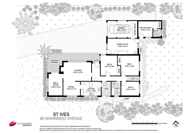 Floorplan of Homely house listing, 95 Warrimoo Avenue, St Ives NSW 2075