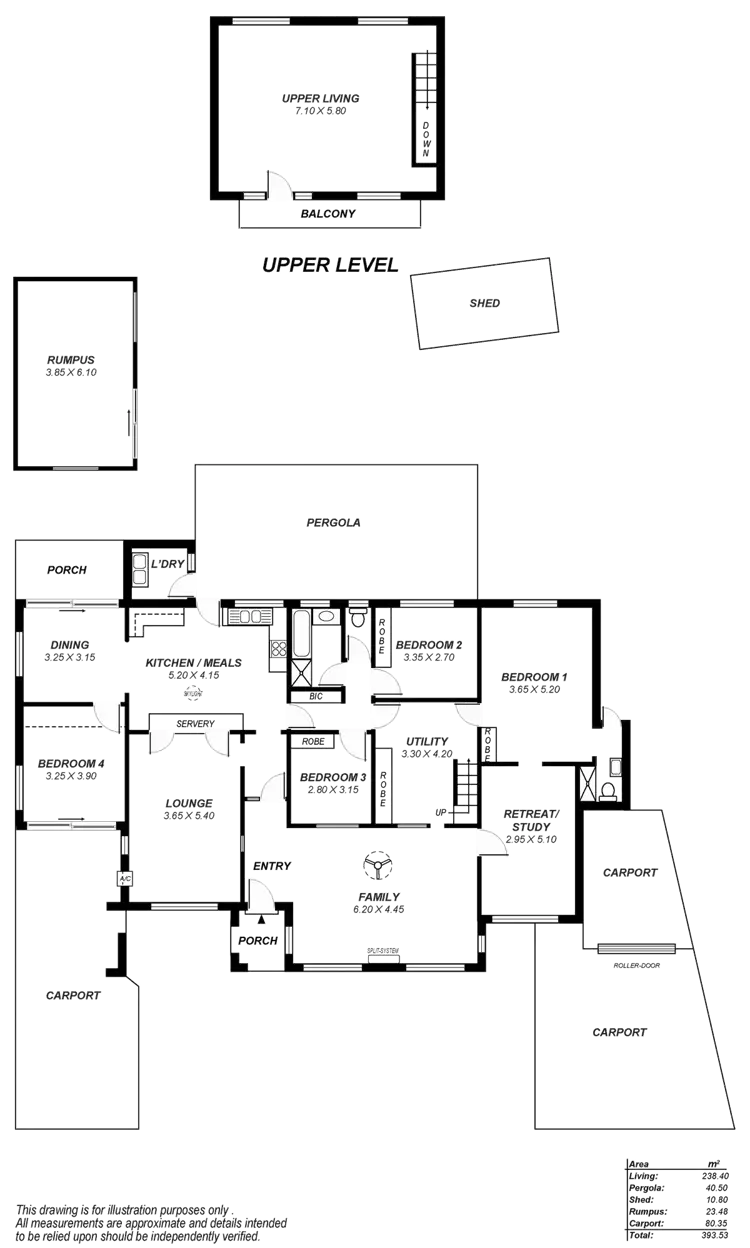 Floorplan of Homely house listing, 47 Riverside Drive, Redwood Park SA 5097