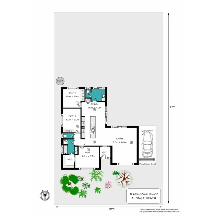 Floorplan of Homely house listing, 41 Emerald Boulevard, Aldinga Beach SA 5173