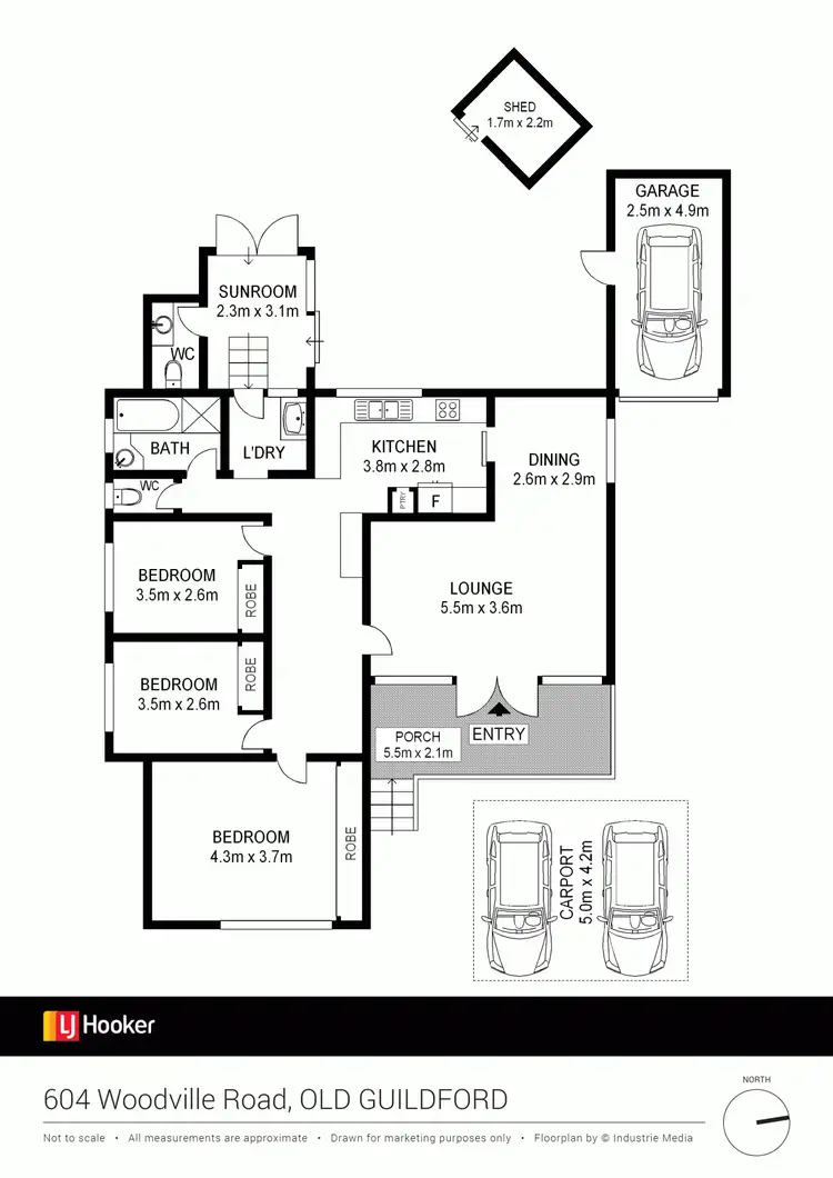 Floorplan of Homely house listing, 604 Woodville Road, Guildford NSW 2161